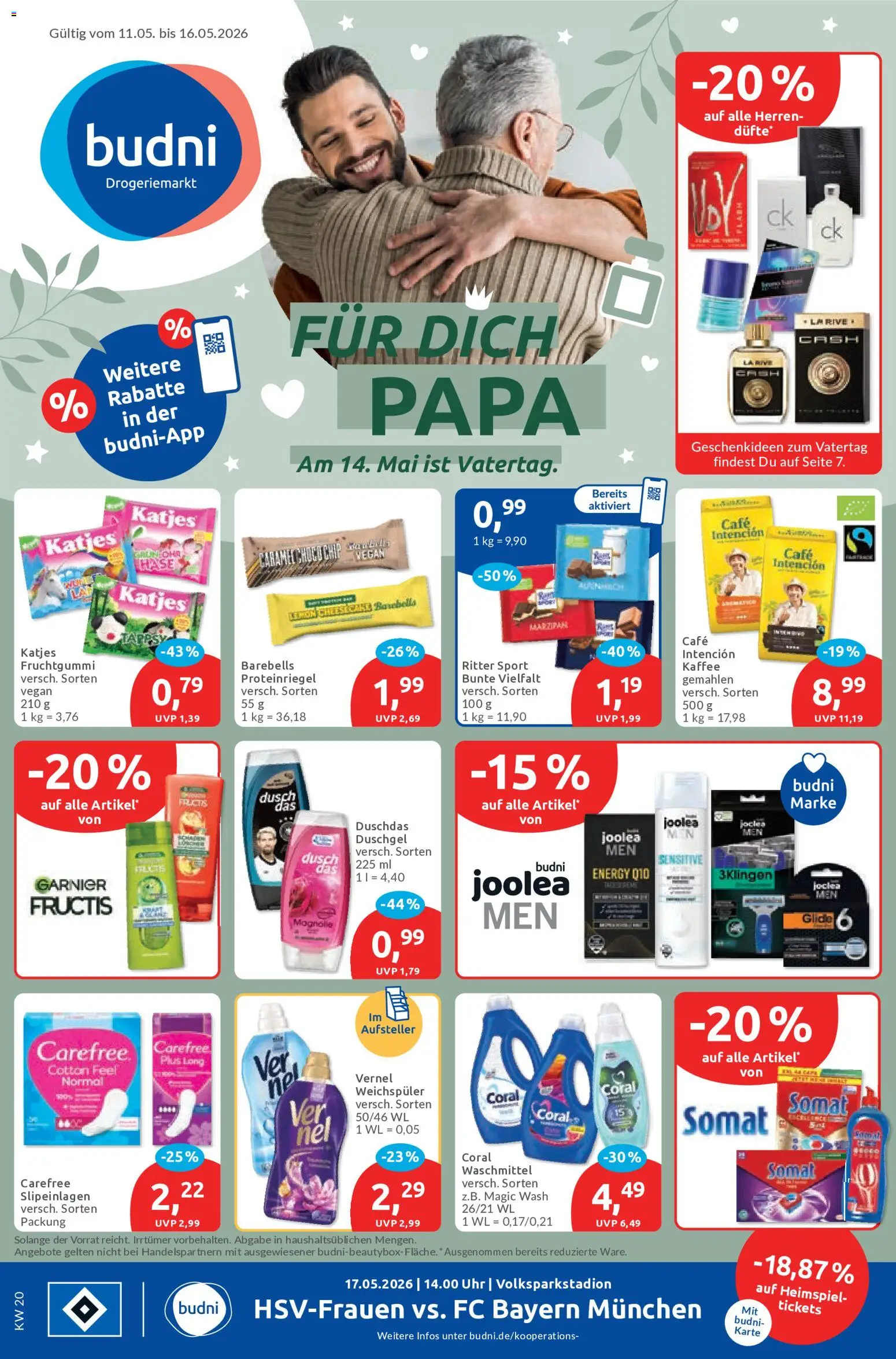 Vorschau von dem Prospekt des Geschäftes Budni, gültig ab dem 11.05.2026