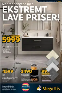 Forhåndsvis Megaflis kundeavis fra butikk Megaflis gyldig fra 15/10/2026