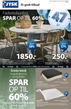 Eksempel på tilbudsavis JYSK - Tilbudsavis fra butik JYSK gyldig fra 17/04/2026