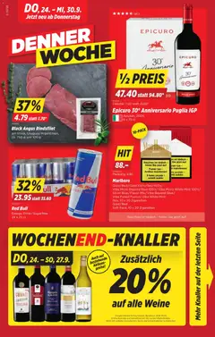 Vorschau des Merkblatts Denner aktionen vom Shop Denner gültig von 24.09.2026 bis 30.09.2026