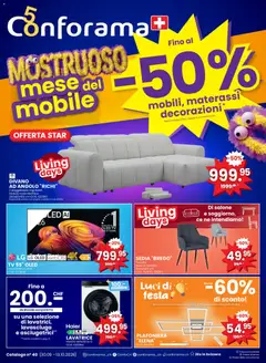 Vorschau des Merkblatts Conforama aktionen IT vom Shop Conforama gültig von 30.09.2026 bis 13.10.2026