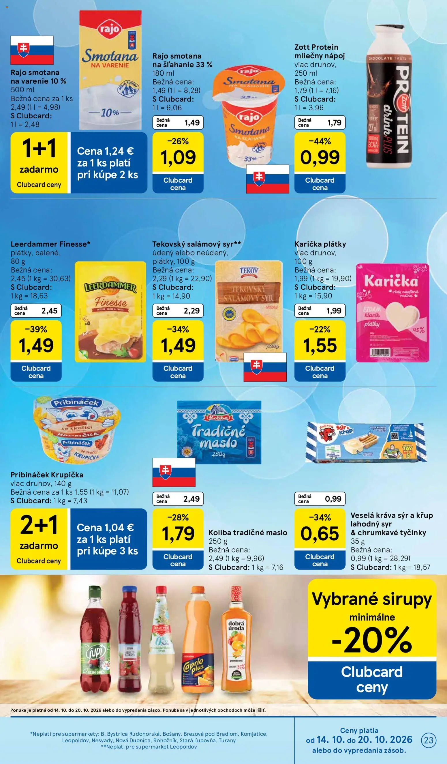 Náhľad Tesco letáku platného od 14.10.2026