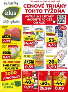 Náhľad Klas letáku platného od 12.10.2026