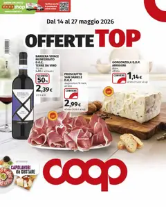 Anteprima dell'opuscolo COOP volantino Offerte Top Genova dal negozio COOP valido da 14/05/2026