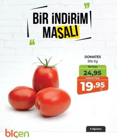 Biçen Market Biçen Market - Bir İndirim MaSalı - sebze 04.08.2026 - Broşürünün önizlemesi