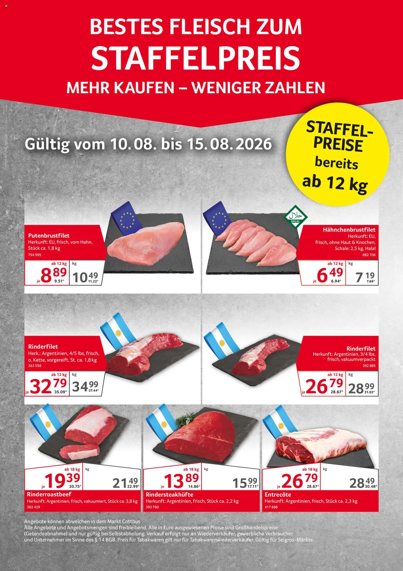 Vorschau von dem Prospekt des Geschäftes Selgros, gültig ab dem 10.08.2026