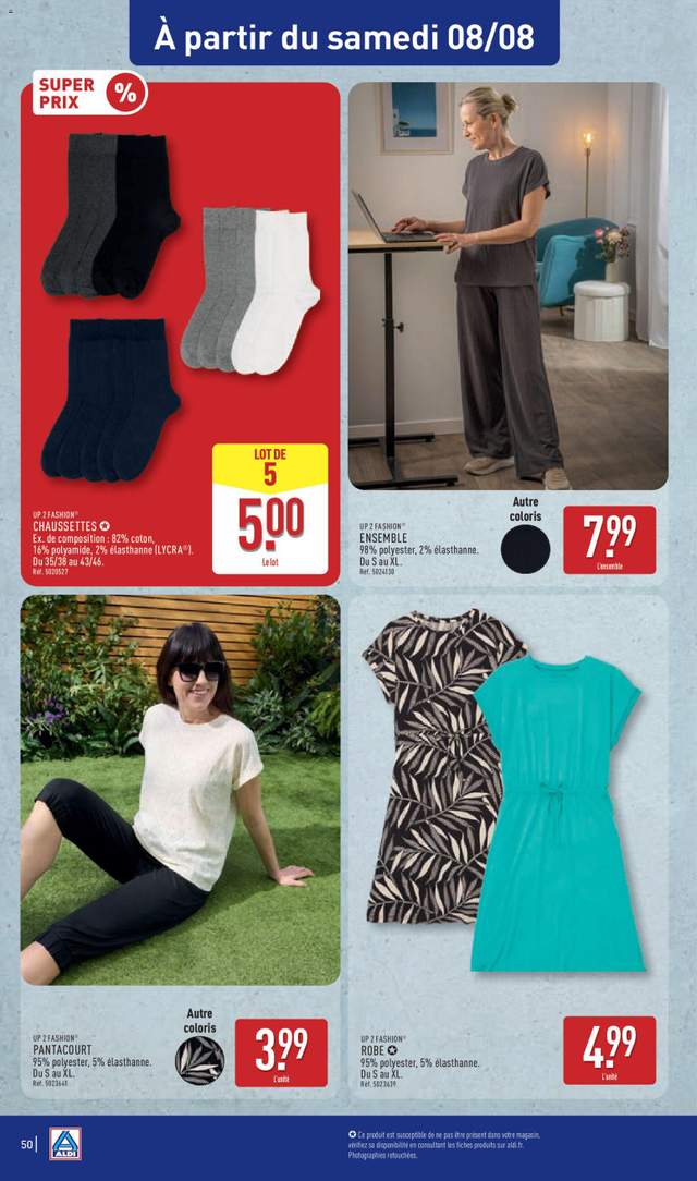 Nouveau catalogue Aldi à partir du 04/08