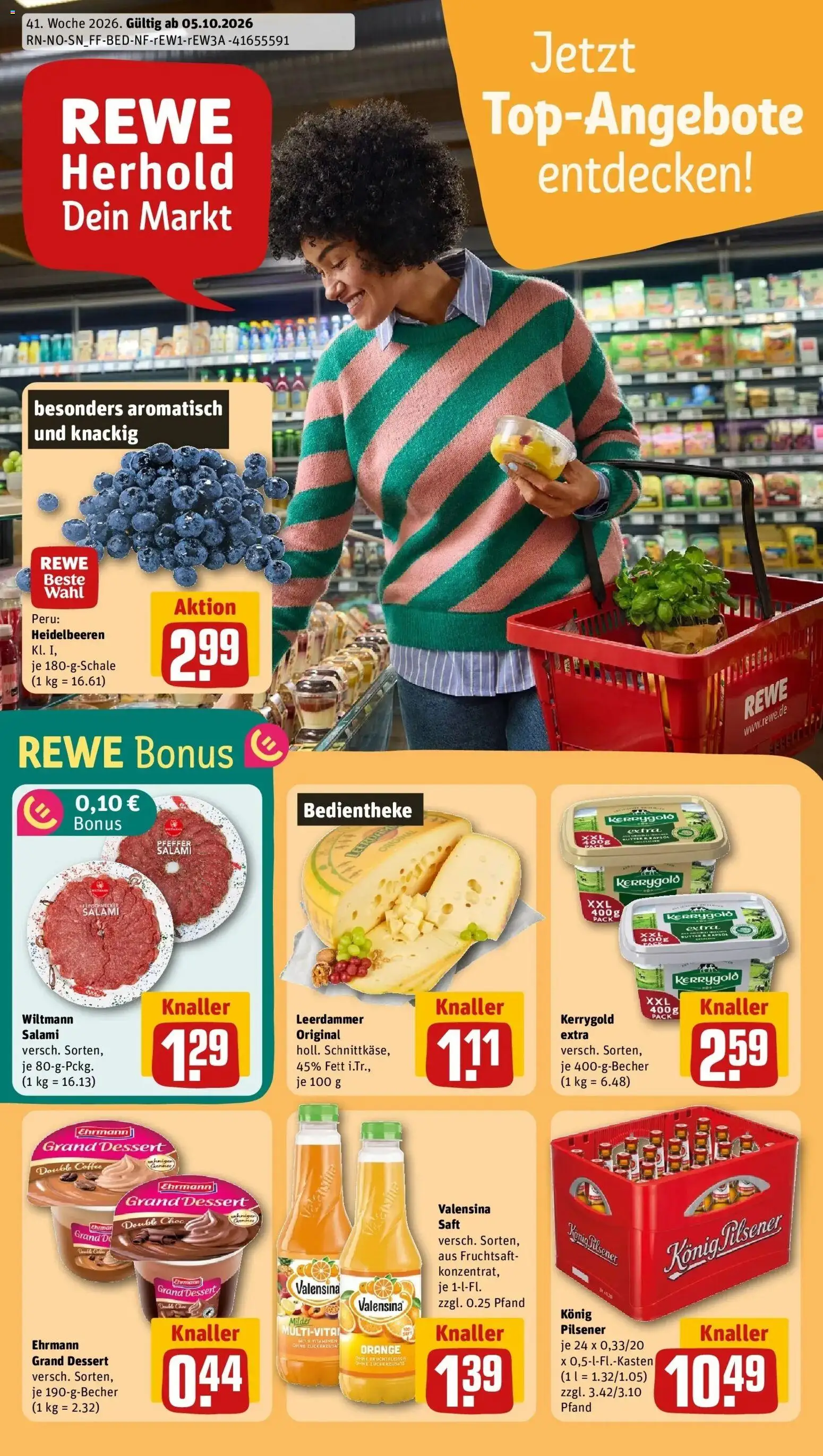 Vorschau von dem Prospekt des Geschäftes Rewe, gültig ab dem 05.10.2026
