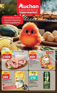 Auchan - Auchan Grill ajánlatok megtekintése, amely érvényes 2026.08.13.-től