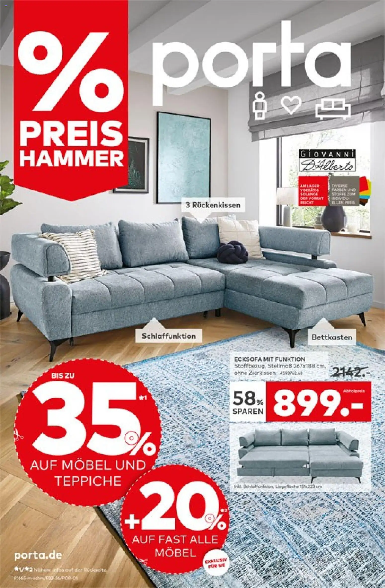 Vorschau von dem Prospekt des Geschäftes Porta!, gültig ab dem 07.09.2026