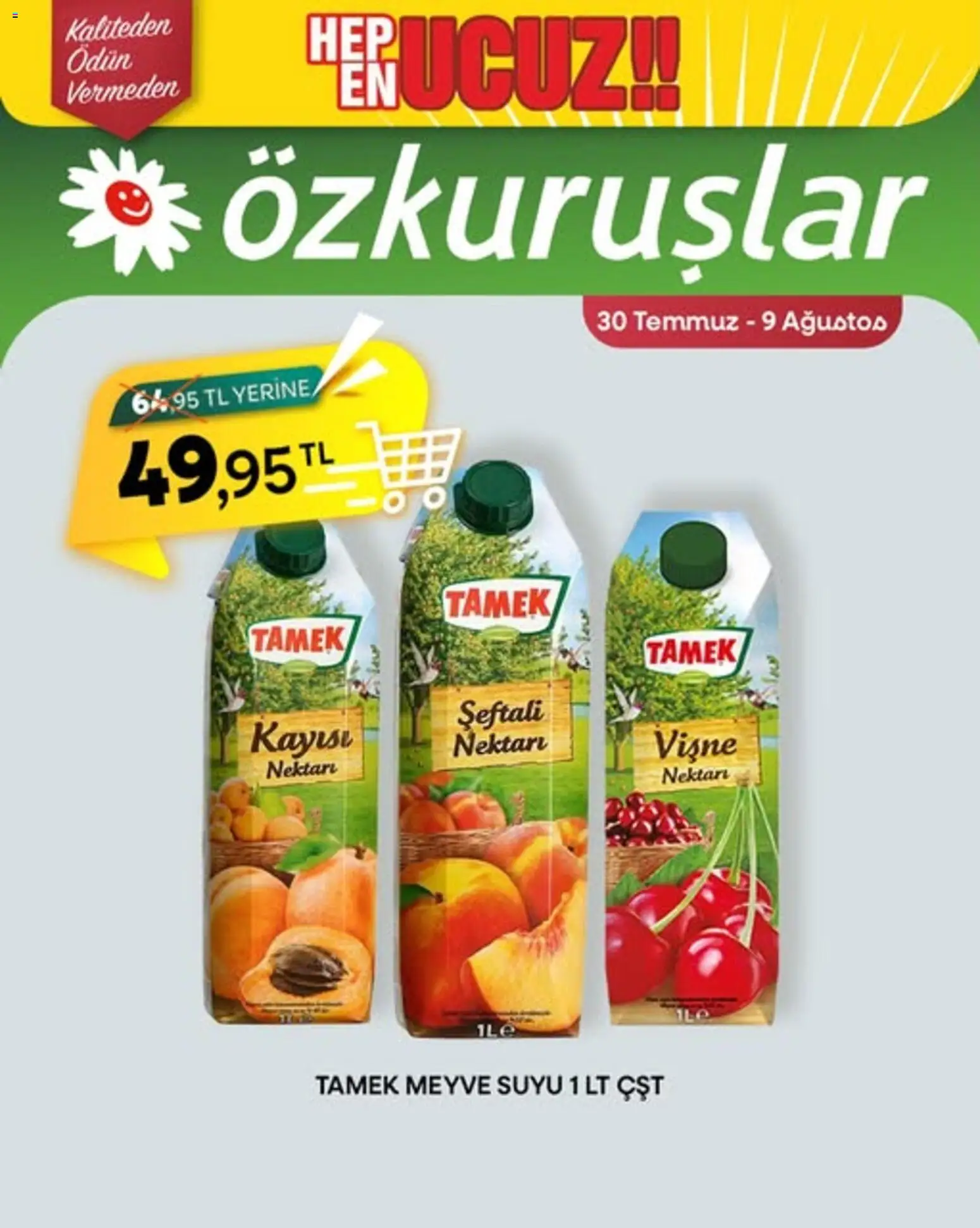 Özkuruşlar Özkuruşlar İndirim 30.07.2026 - Broşürünün önizlemesi