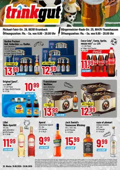 Vorschau von dem Prospekt des Geschäftes Trinkgut, gültig ab dem 14.06.2026