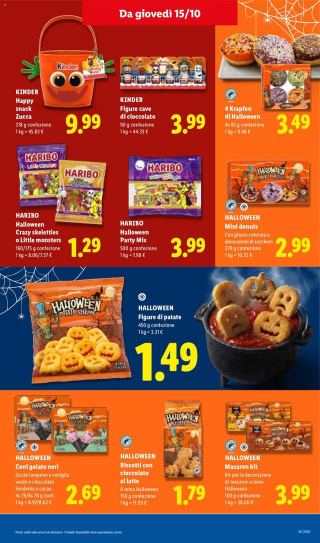 Nuovo volantino Lidl dal 15/10