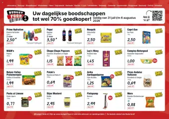 Voorbeeld van Budget Food folder van winkel Budget Food geldig vanaf 31-07-2026