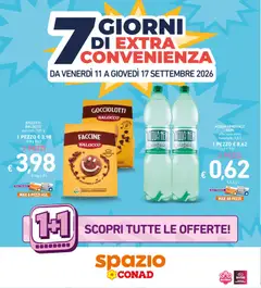 Anteprima dell'opuscolo Spazio Conad volantino Extra Convenienza dal negozio Spazio Conad valido da 11/09/2026