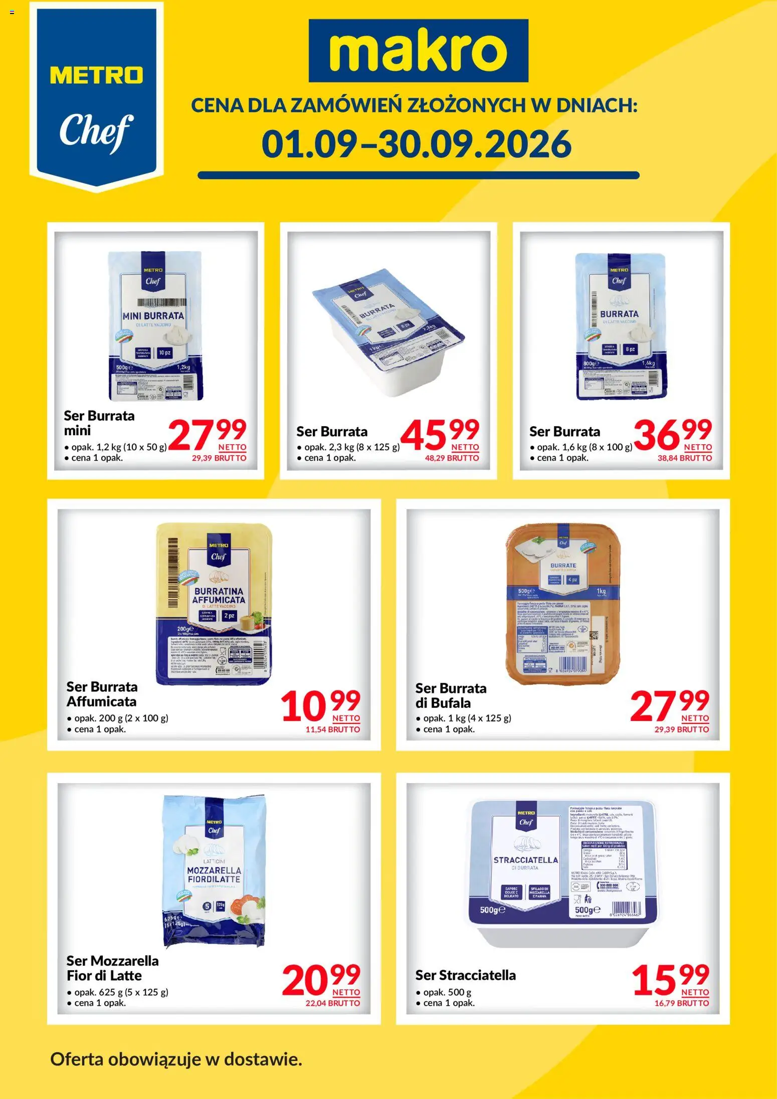 Pogląd gazetki "Makro gazetka - Metro Chef w dostawie II" ze sklepu Makro ważnej od 01.09.2026