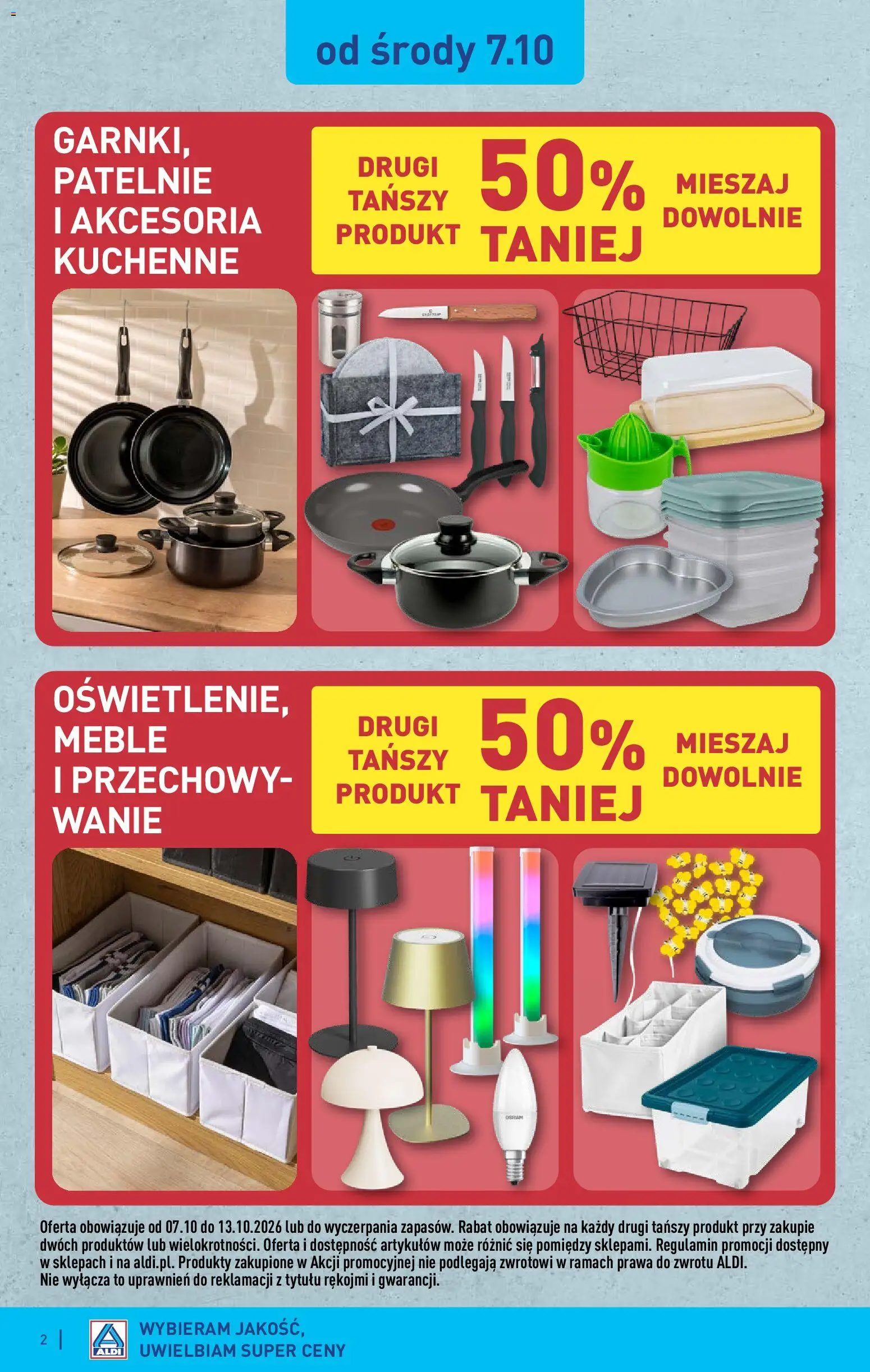 Pogląd gazetki "Aldi gazetka - Artykuły przemysłowe i tekstylia" ze sklepu Aldi ważnej od 07.10.2026