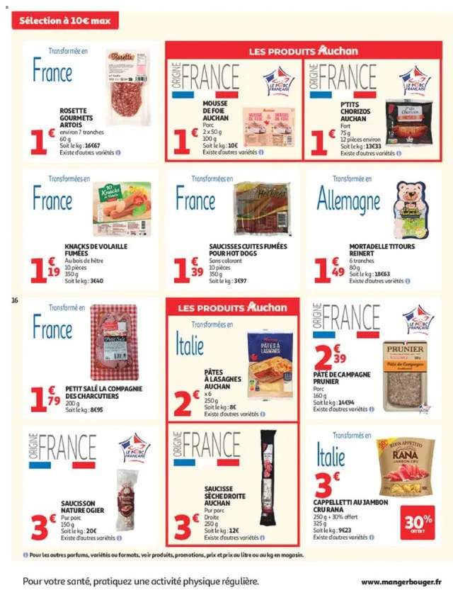 Nouveau catalogue Auchan à partir du 15/09