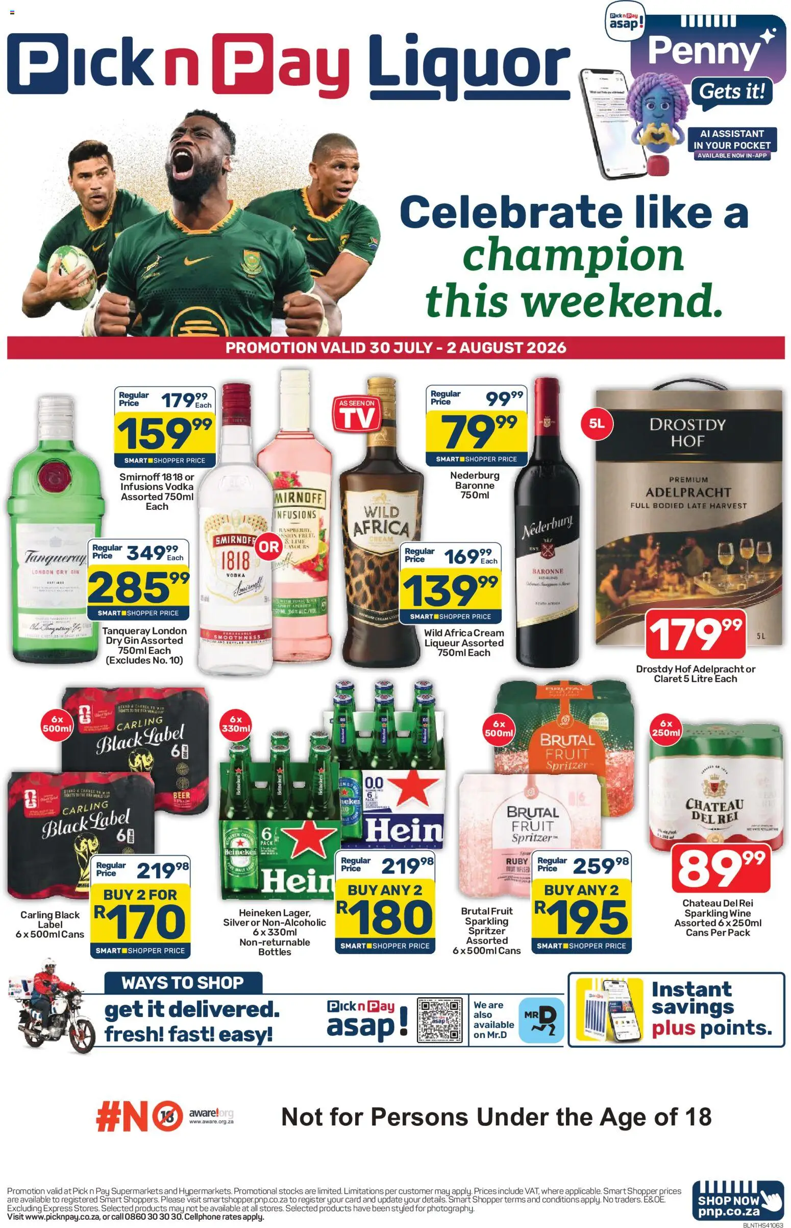 Preview of Pick n Pay flyer valid from 30/07/2026