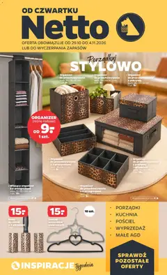 Pogląd gazetki "Netto gazetka od czwartku NonFood" ze sklepu Netto ważnej od 29.10.2026