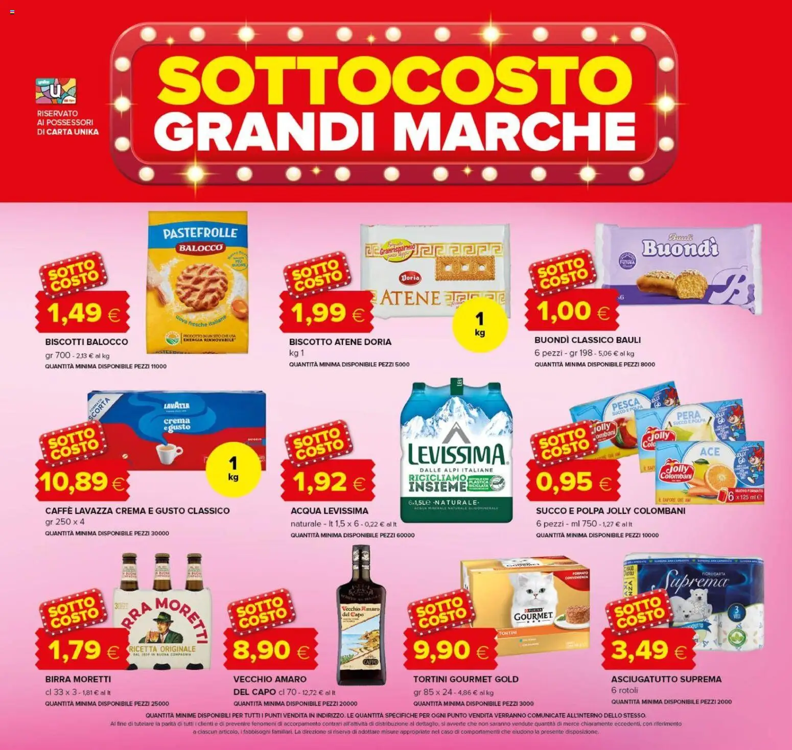 Anteprima dell'opuscolo Oasi volantino Perugia dal negozio Oasi valido da 04/09/2026 - Acqua, Crema, Caffè, Biscotti, Birra, Pesca, Amaro, Asciugatutto