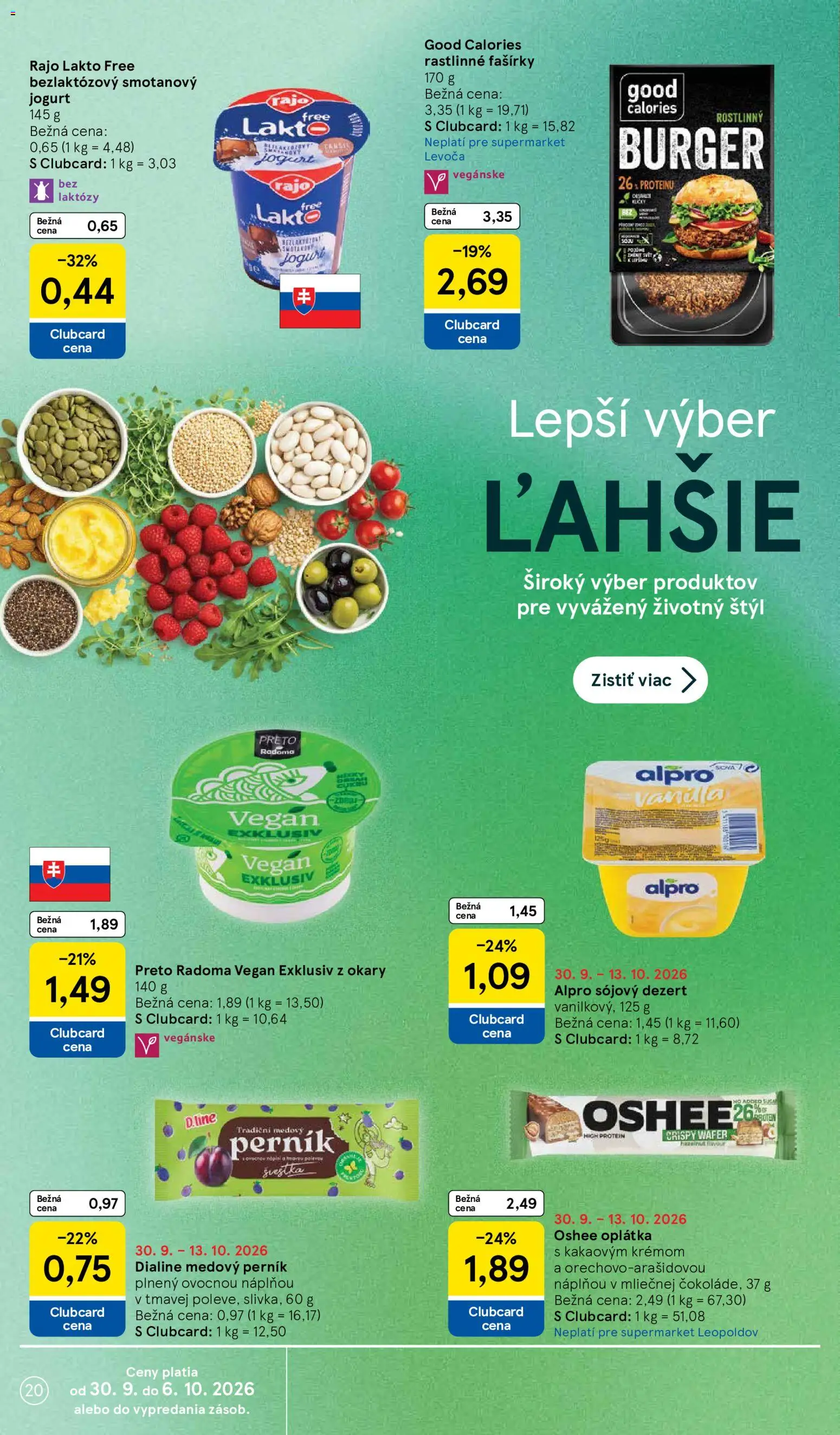 Náhľad Tesco letáku platného od 30.09.2026