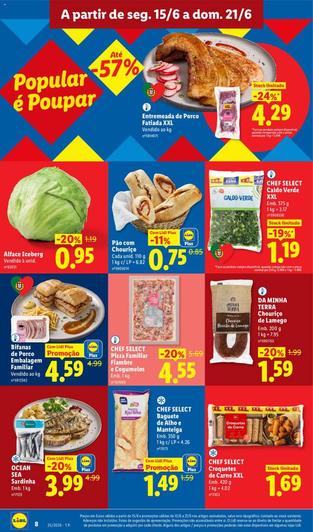 Novo folheto Lidl a partir de 15/06