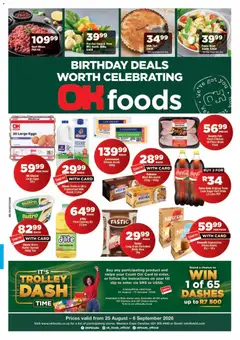 Preview of OK Foods flyer valid from 25/08/2026
