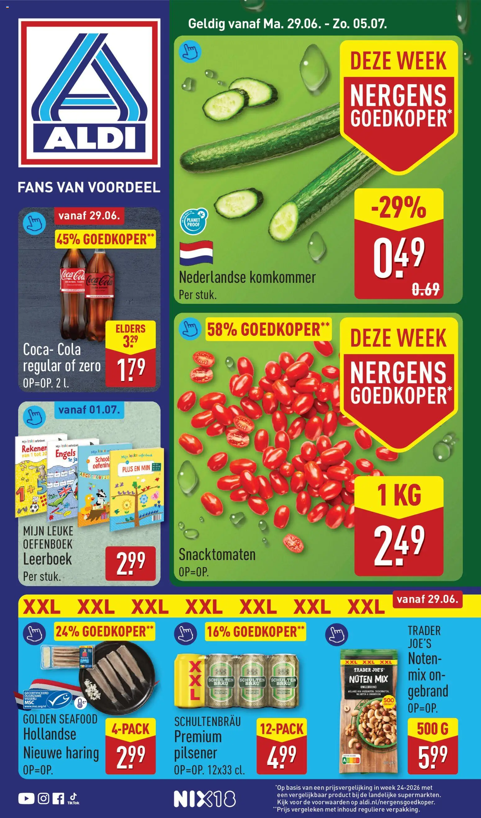 Voorbeeld van Aldi folder week 27 van winkel Aldi geldig vanaf 29-06-2026