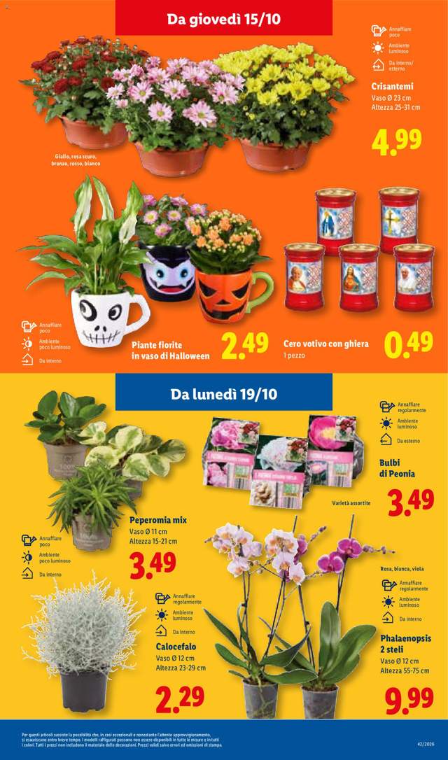 Nuovo volantino Lidl dal 15/10