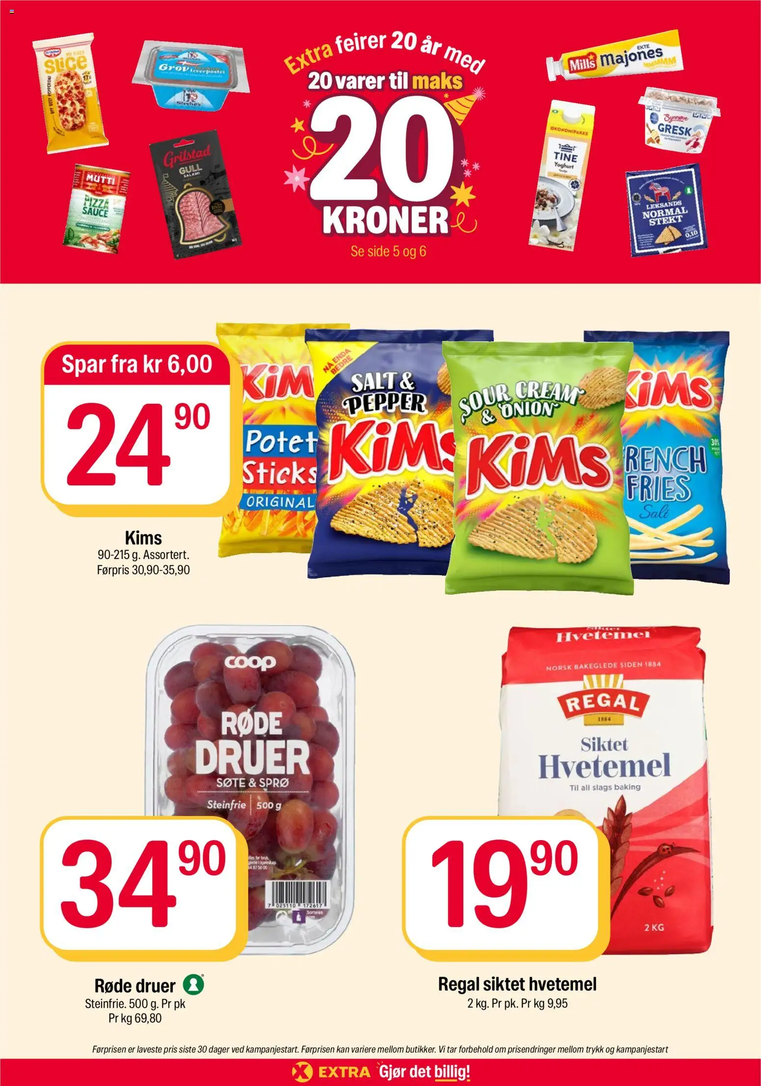 Forhåndsvis Coop Extra kundeavis fra butikk Coop Extra gyldig fra 26/10/2026