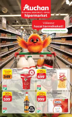 Auchan - Auchan Hazai termék ajánlatok megtekintése, amely érvényes 2026.08.21.-től