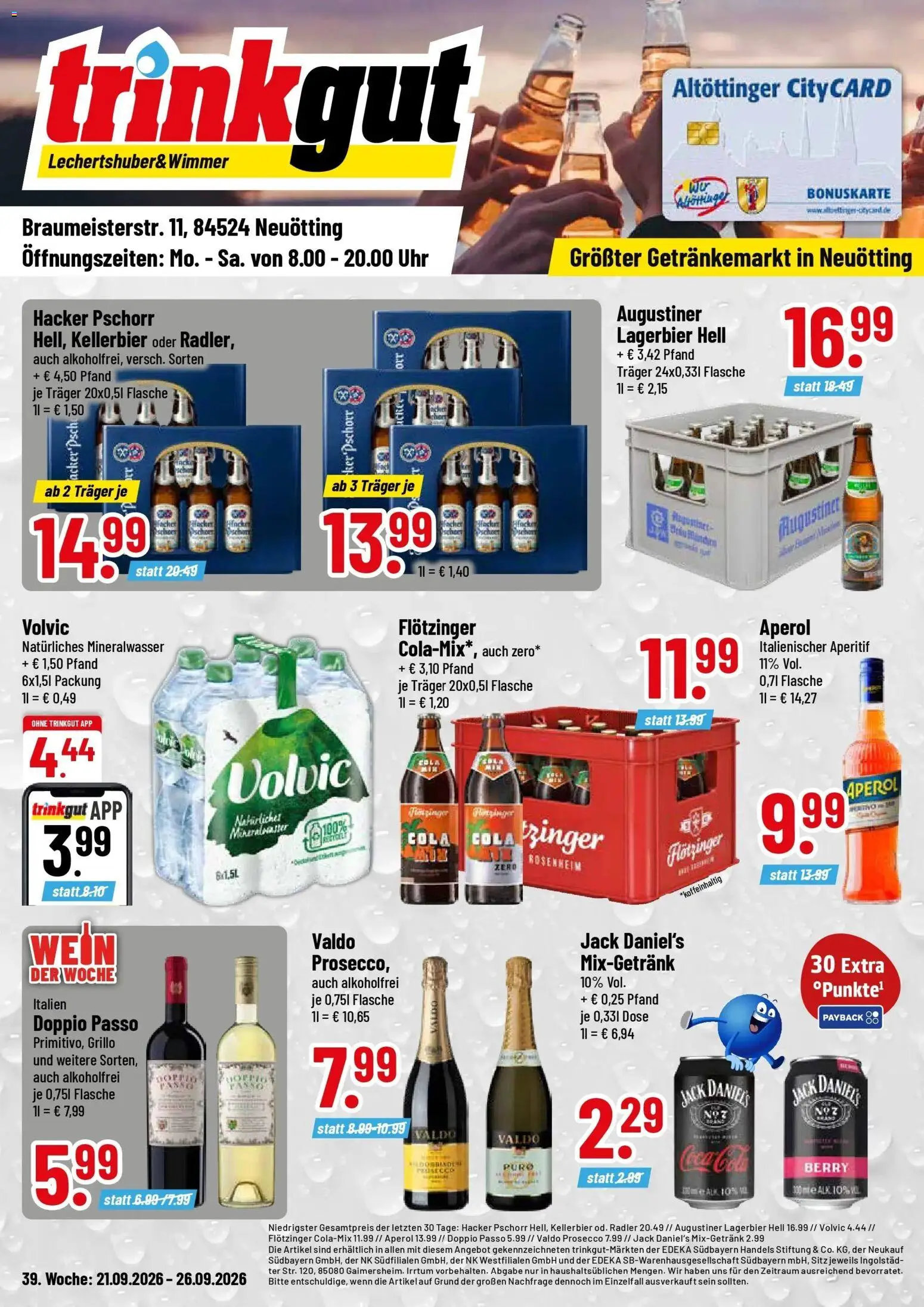 Vorschau von dem Prospekt des Geschäftes Trinkgut, gültig ab dem 21.09.2026