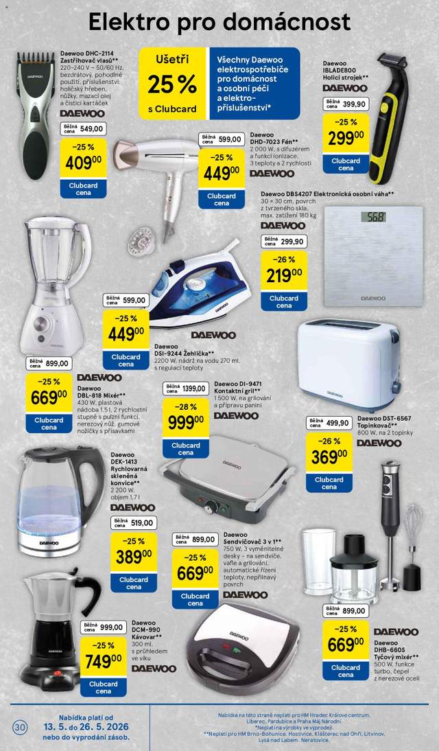 Nový Tesco leták od 13.05.