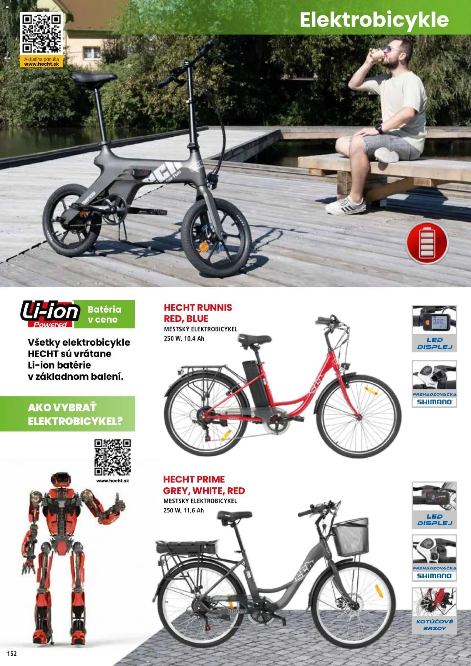 Náhľad Hecht letáku platného od 06.07.2026 - Elektrobicykel, Batéria, Batérie