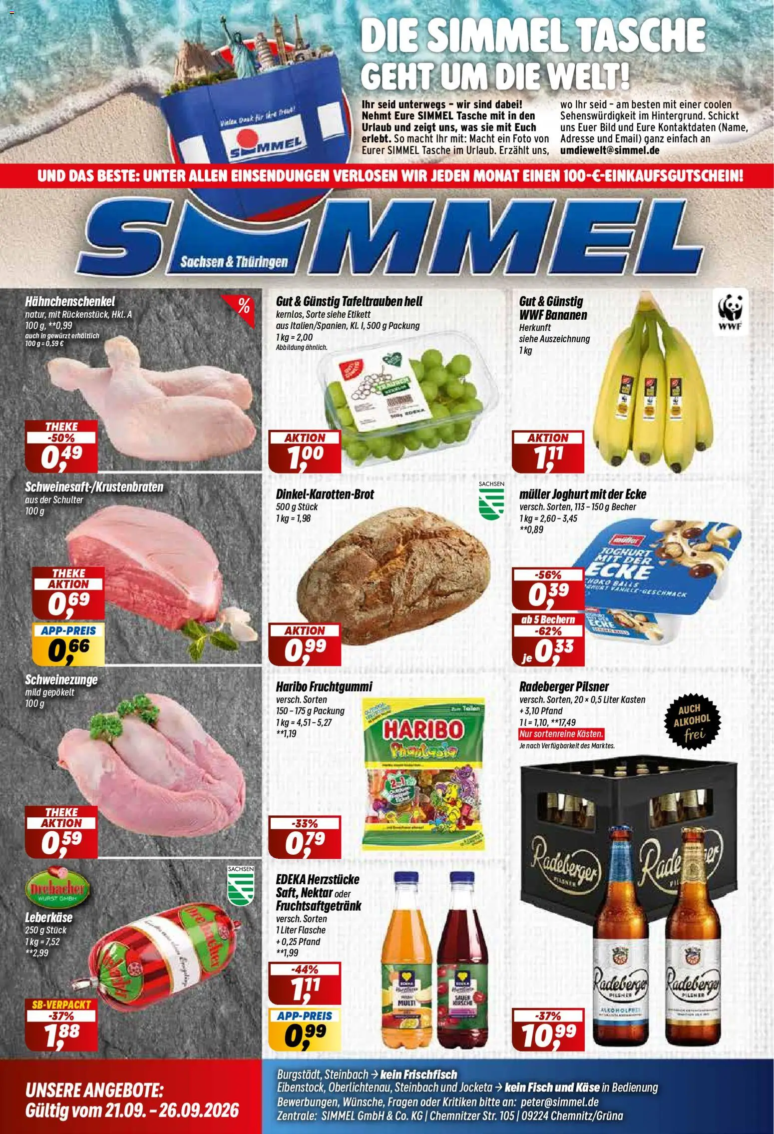 Vorschau von dem Prospekt des Geschäftes Simmel, gültig ab dem 21.09.2026