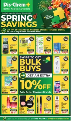 Preview of Dis-Chem flyer valid from 15/09/2026
