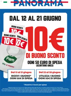 Anteprima dell'opuscolo Panorama volantino Sconto dal negozio Panorama valido da 12/06/2026