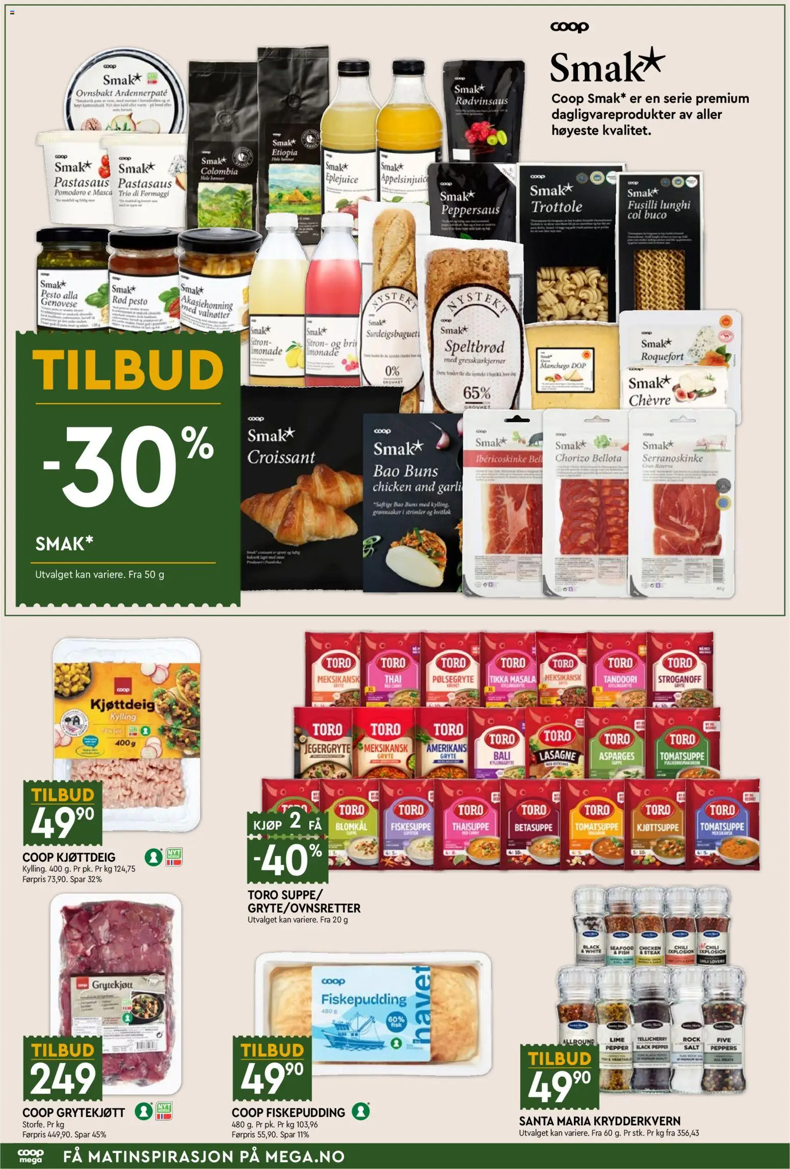 Forhåndsvis Coop Mega kundeavis fra butikk Coop Mega gyldig fra 28/09/2026