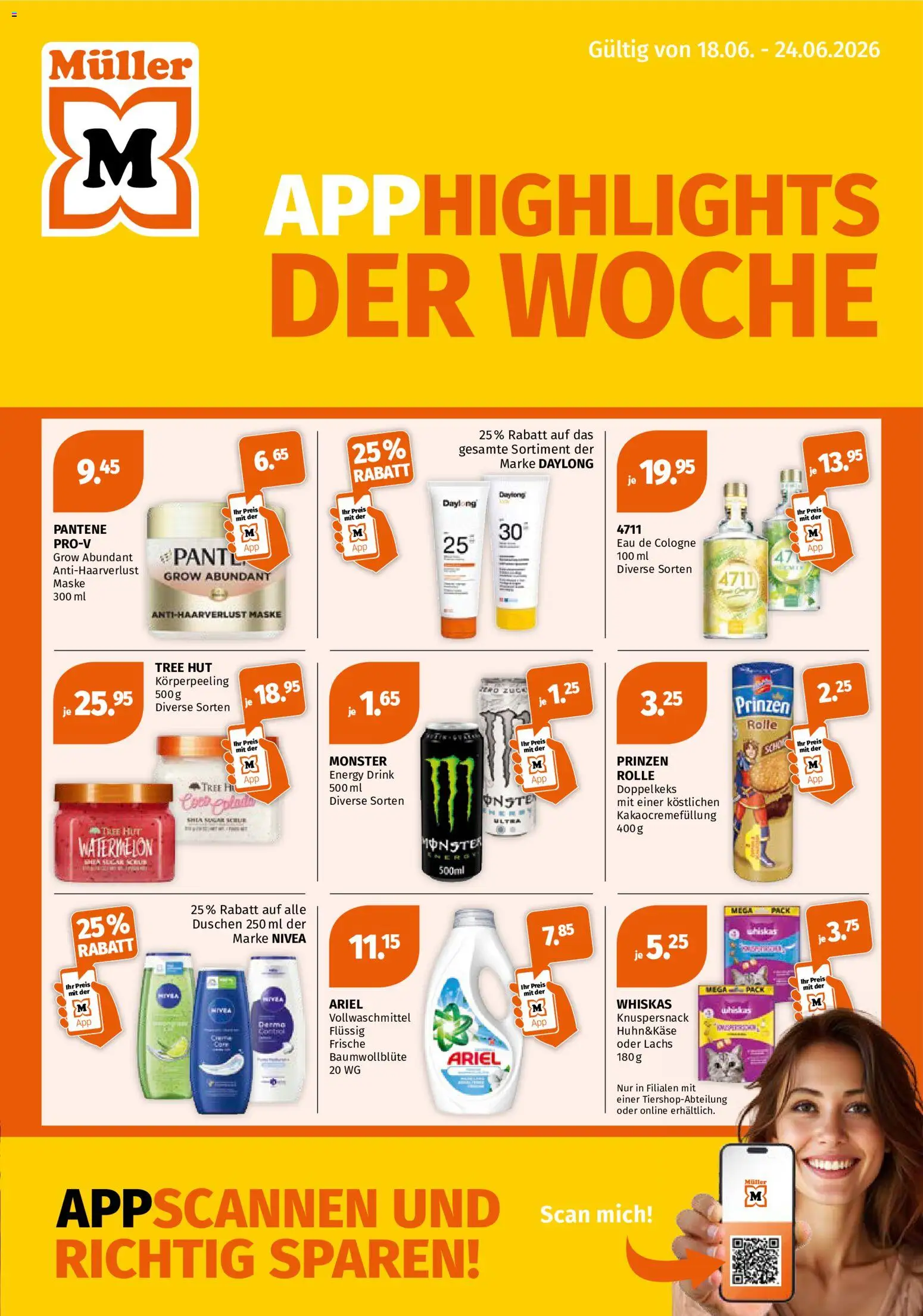 Vorschau des Merkblatts Müller aktionen vom Shop Müller gültig von 18.06.2026 bis 24.06.2026