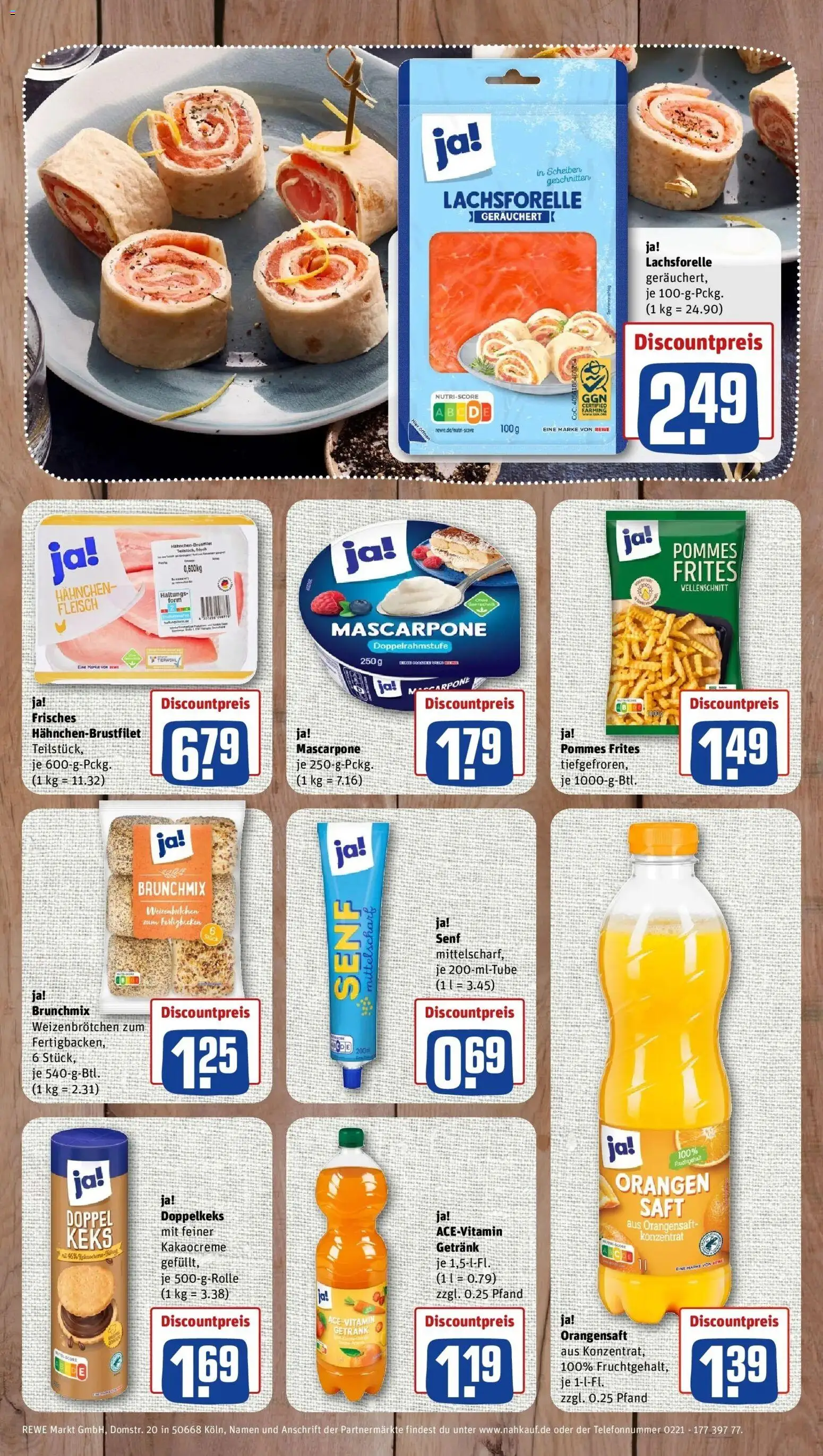 Vorschau von dem Prospekt des Geschäftes Rewe, gültig ab dem 19.10.2026