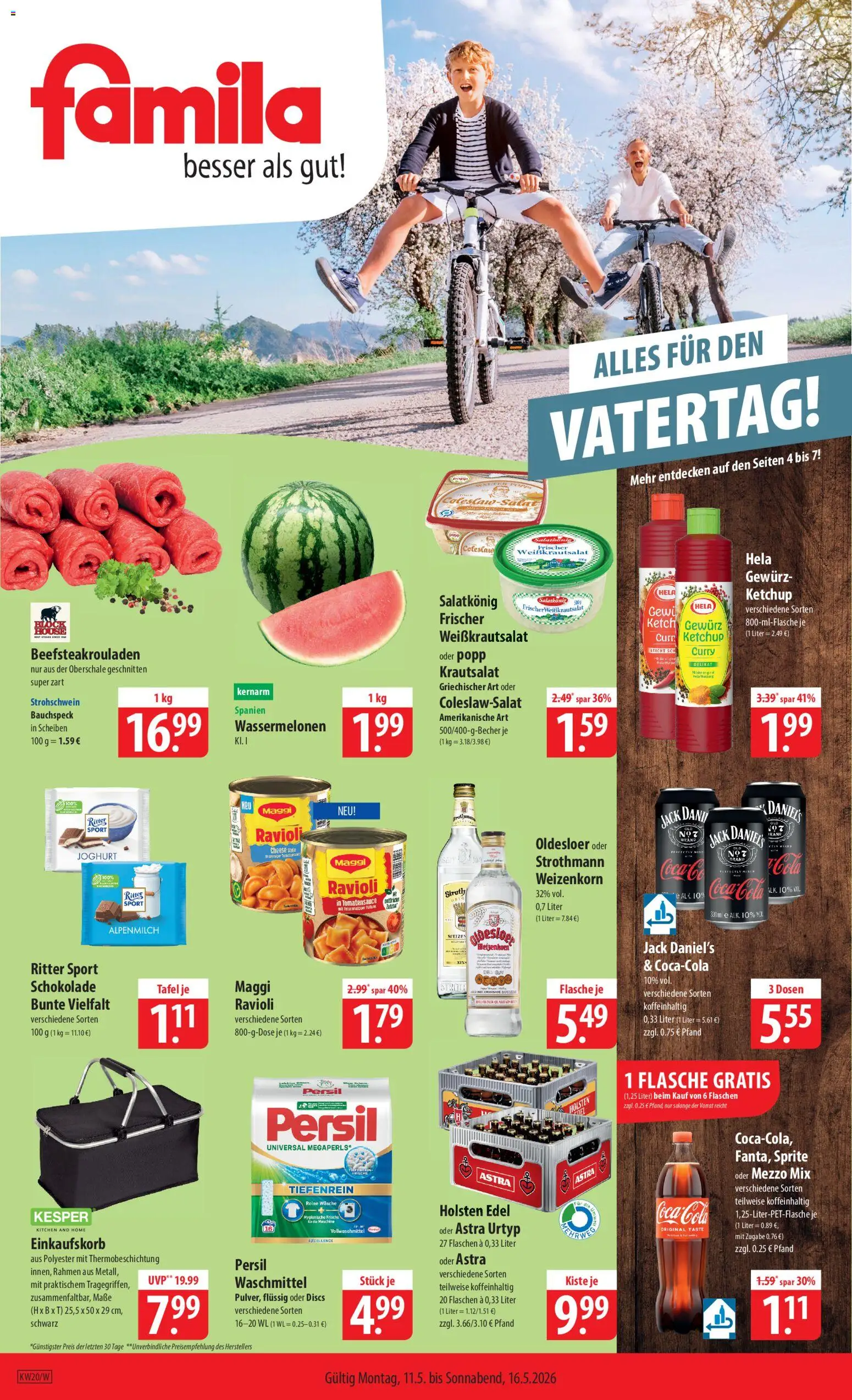 Vorschau von dem Prospekt des Geschäftes Famila, gültig ab dem 11.05.2026