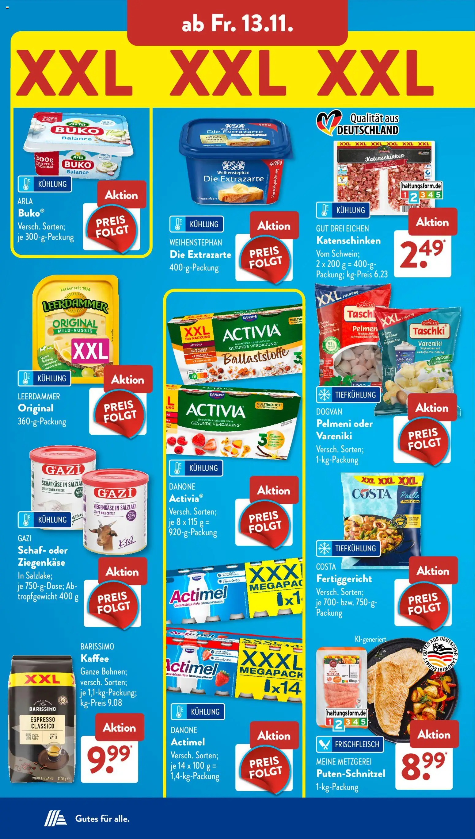 Vorschau von dem Prospekt des Geschäftes Aldi Süd, gültig ab dem 09.11.2026