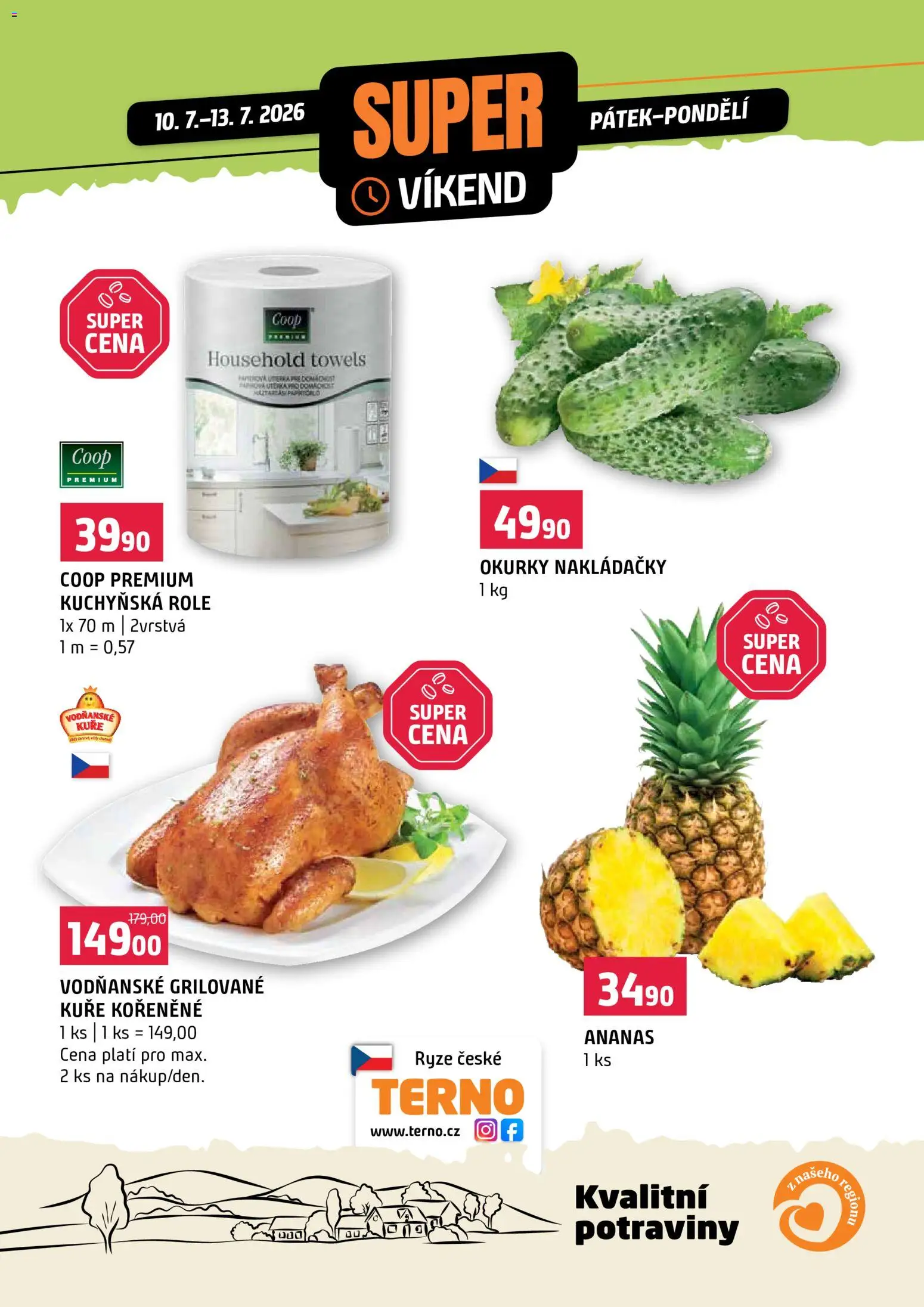 Náhled nabídky: Terno Terno leták - Super víkend platný od 10.07.2026