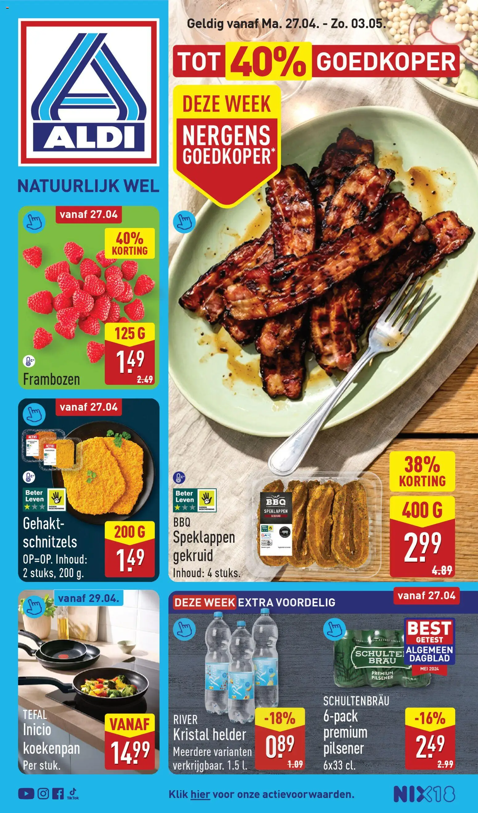 Voorbeeld van Aldi folder week 18 van winkel Aldi geldig vanaf 27-04-2026