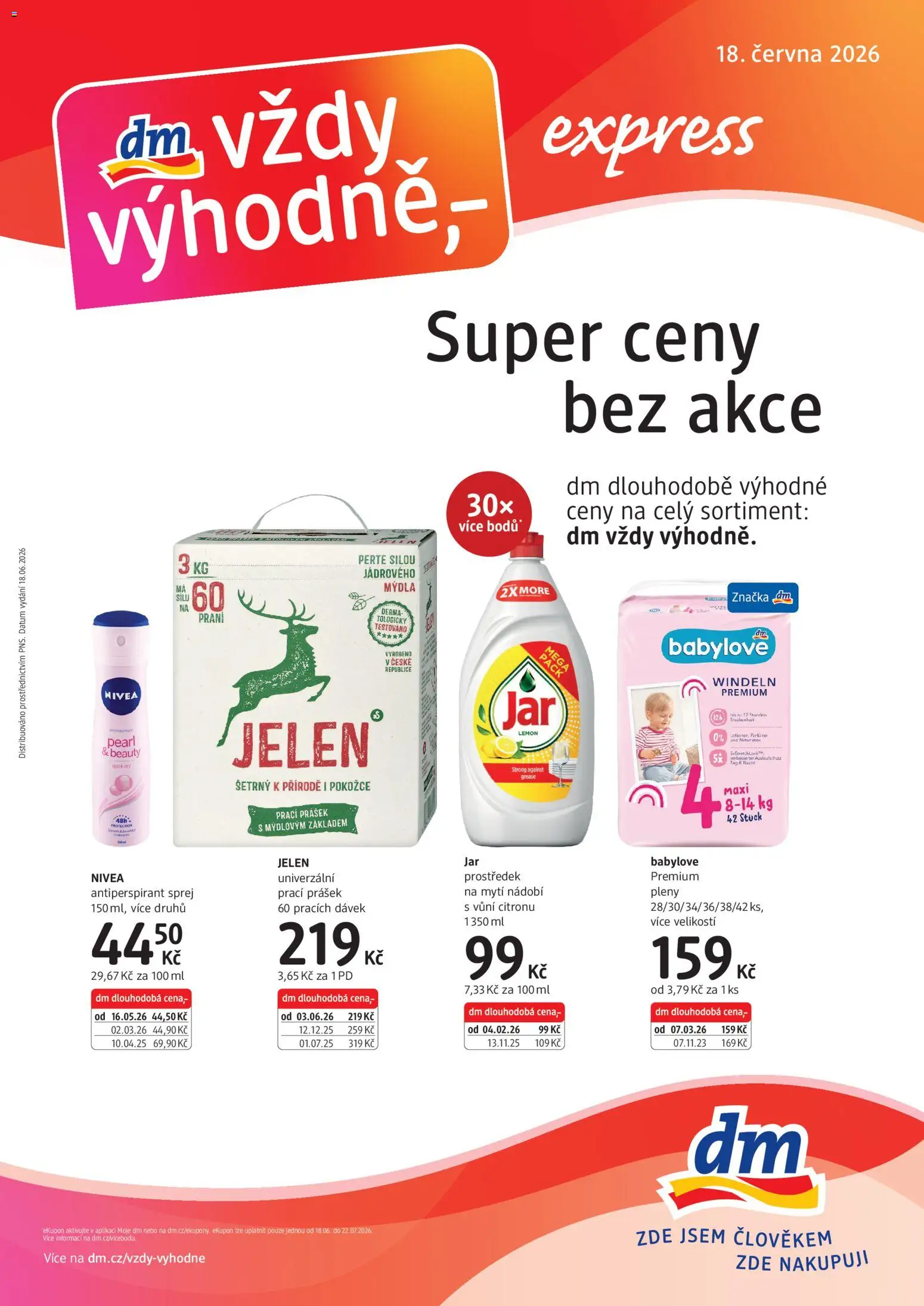 Náhled nabídky: dm drogerie dm drogerie leták - Express platný od 18.06.2026