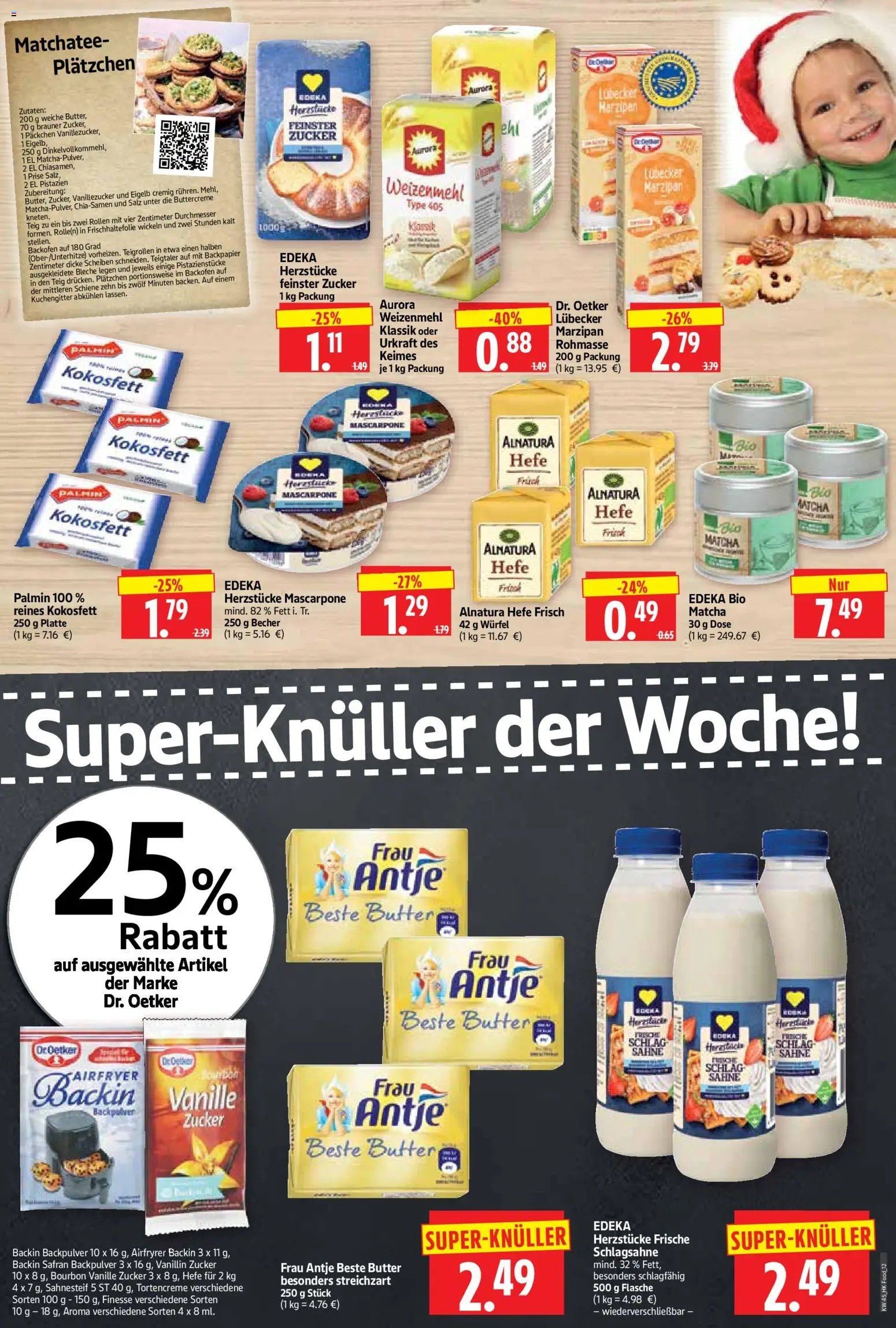 Vorschau von dem Prospekt des Geschäftes HERKULES, gültig ab dem 02.11.2026 - Butter, Mascarpone, Pistazien, Rock, Zucker, Salz, Sahne, Weizenmehl