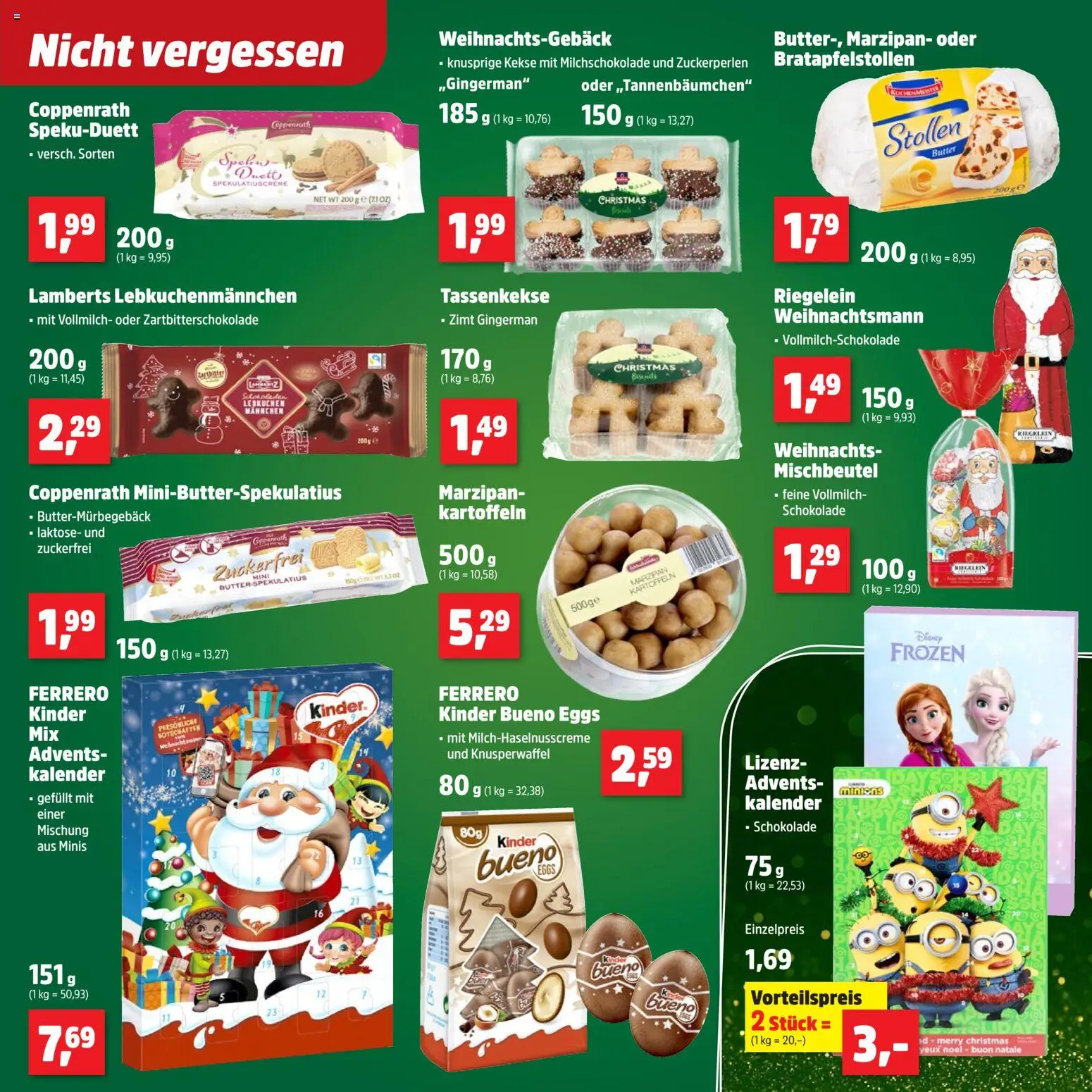 Vorschau von dem Prospekt des Geschäftes Thomas Philipps, gültig ab dem 02.11.2026 - Butter, Schokolade, Kekse, Kartoffeln, Kinder bueno