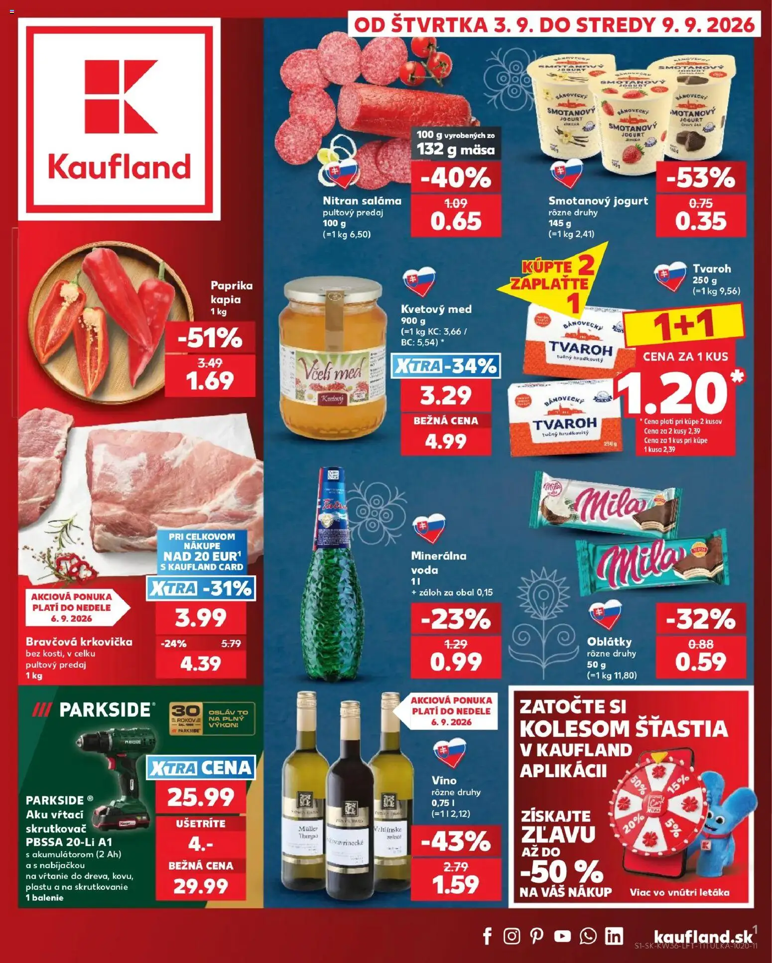 Náhľad Kaufland letáku platného od 03.09.2026