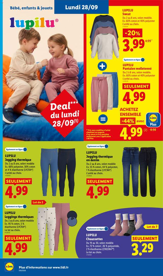 Nouveau catalogue Lidl à partir du 24/09